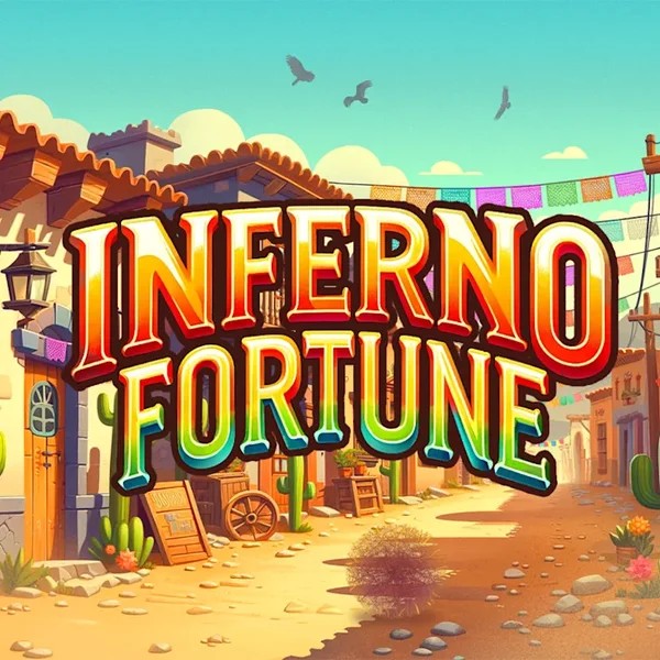 Inferno Fortune slot logo by Atomic Slot Lab at Casea Casino